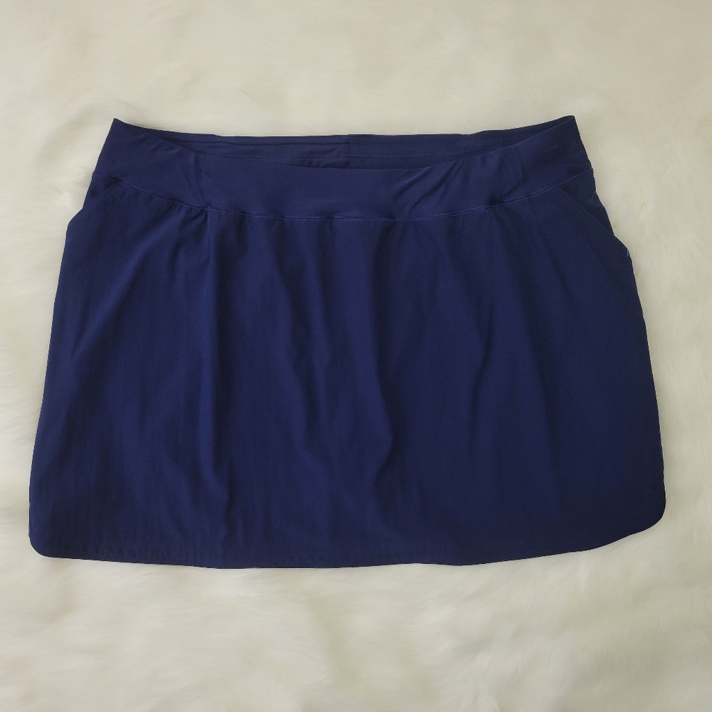 Lands' End Navy Skort Skirt 24W